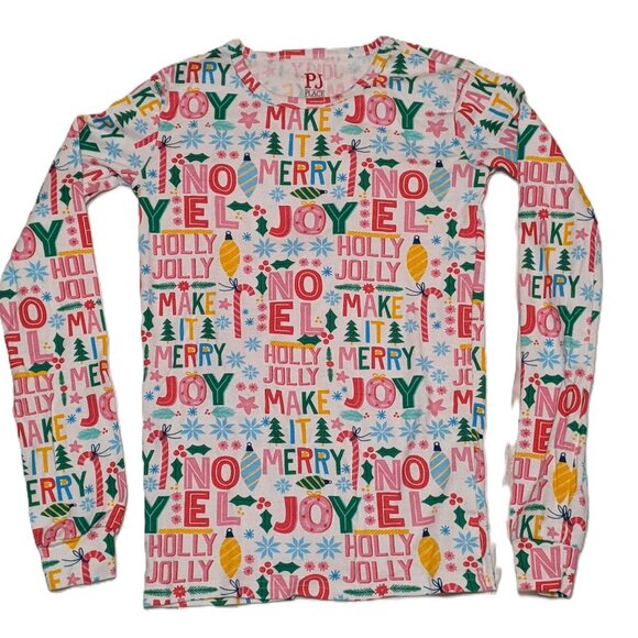 PJ Place Cotton Christmas Pajamas Youth size 12 - Picture 5 of 7